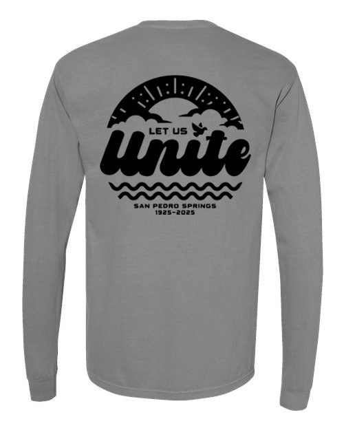 Unite - Long Sleeve Heavyweight Tee (Grey)