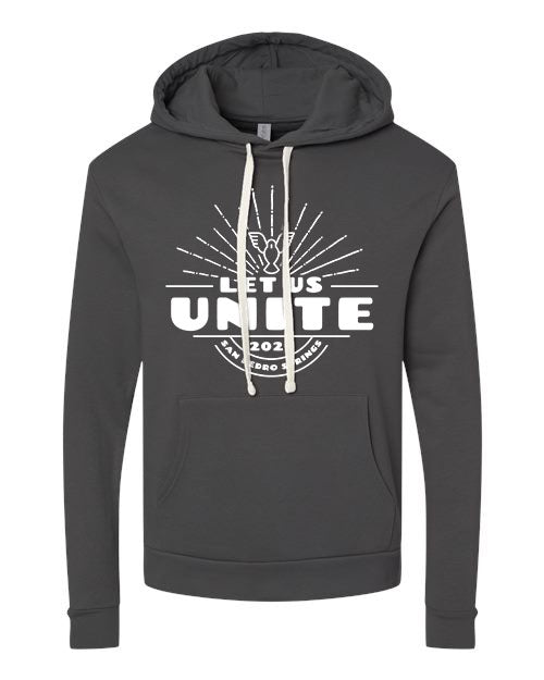 Let Us Unite Dove Burst - Hoodie (Dark Grey)