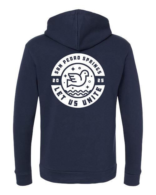 Let Us Unite Logo - Hoodie (Navy)