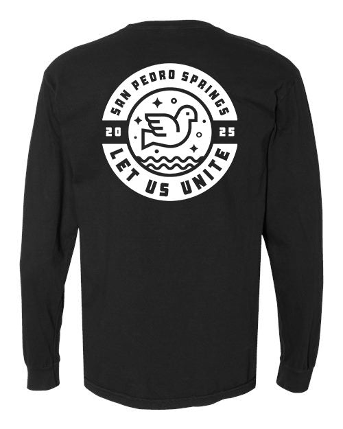 Let Us Unite Logo - Long Sleeve Tee (Black)